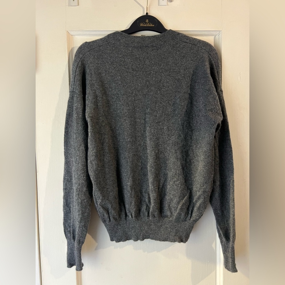 Aqua Skull Intarsia Cashmere Sweater XS - Picture 7 of 7